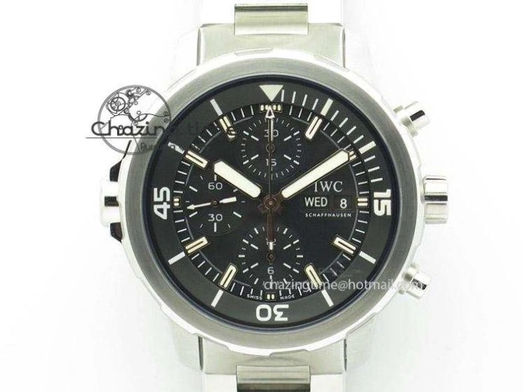 MIROTIME 0124 Timeless Big Pilot Real PR IW500901 ZF 1:1 Best Edition On Black Leather Strap A 7340